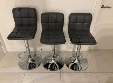 3 kitchen stools