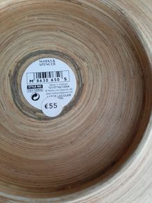 new extra large lacquer bowls marks & Spencer stickers attached