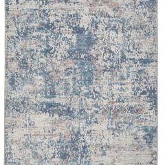 Large Flatwoven Rug - Blue