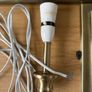 Vintage Nelson Antique Brass Lamp Image 3