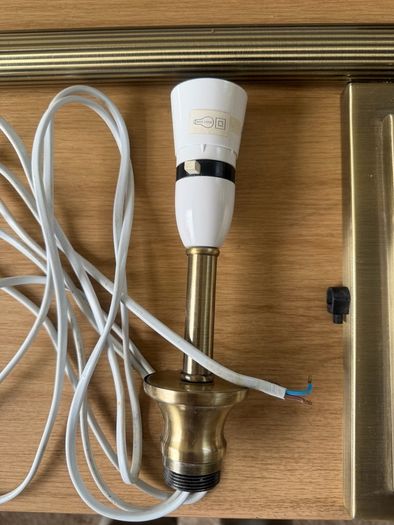 Vintage Nelson Antique Brass Lamp