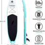 Inflatable Stand Up Paddle Board SUP Inflatable Paddle Board 10ft Surfing Board Kit for Adults, Premium Surfboard Complete Kit with Adjustable Paddle Hand Pump Fin Leash Backpack (FREE POSTAGE) Image 8