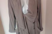 Atmosphere lovely light dark beige coat size UK14 EU42 Perfect condition Postage included