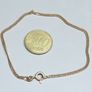 Vintage 18ct Gold Curb Bracelet 750 Hallmarked 18.5cm Image 2