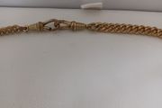 Gold colour watch chain