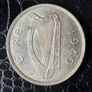 Ireland Eire 1940 Silver Half Crown Coin Image 2