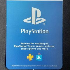 PlayStation gift card