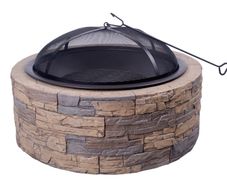 Brand New 89cm Cast Stone Fire Pit