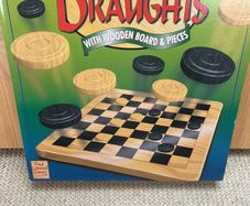 Wooden Draughts Set