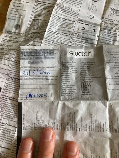 Swatch Irony Automatic Watch