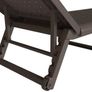 Sun Lounger - brown & foldable Image 3