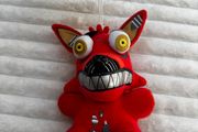 Five Nights At Freddy'S Nightmare Foxy Plush approx. 17 cm. for car/window Used Please see photos