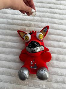 Five Nights At Freddy'S Nightmare Foxy Plush approx. 17 cm. for car/window Used Please see photos