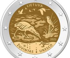 Lithuania 2 Euro Commemorative Coin 2021 - Zuvintas Biosphere Reserve. UNCIRCULATED.
