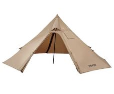 Hot Tent for 2 Persons, Portable Winter Tipi Tent with Stove Jack, Waterproof Camping Tents