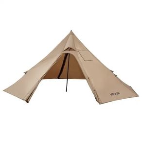 Hot Tent for 2 Persons, Portable Winter Tipi Tent with Stove Jack, Waterproof Camping Tents