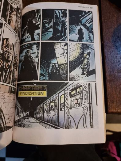 V for Vendetta graphic novel - Alan Moore and David Lloyd