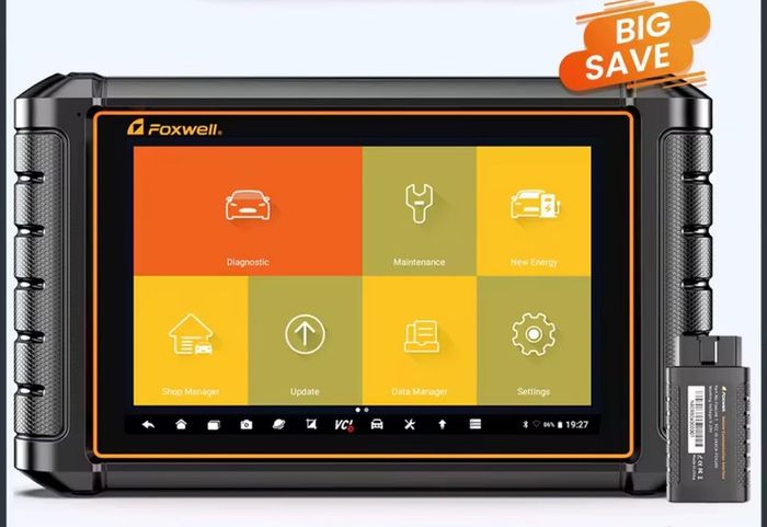 2025 New FOXWELL NT909 Car Bidirectional Diagnostic Scan Tool ECU Coding All System 30+ Reset CANFD/DOIP OBD2 Automotive Scanner