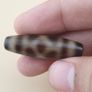 Vintage Earth & Sky and Chain link Pattern Himalayan Tibetan Agate Bead Amulet Image 5
