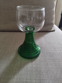 Vintage  set of 2 Roemer wine glasses