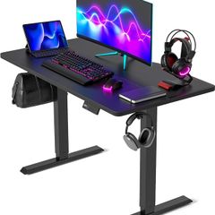 Electric Standing Desk For Gaming 100 x 60 cm Heigh Adjustable Stand up Table