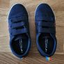 Next Navy Blue Transport Shoes - Boys UK 13 / EU 32 - Standard Fit (F) - Strap Touch Fastening - Textile Trainers Image 4