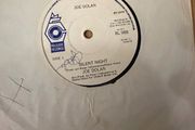 Joe Dolan Silent Night Alone 1979 Irish 7inch Possible Autograph