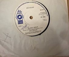 Joe Dolan Silent Night Alone 1979 Irish 7inch Possible Autograph