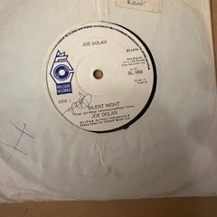 Joe Dolan Silent Night Alone 1979 Irish 7inch Possible Autograph