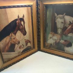 2 X Edward Peel Nineteenth Century oil on Canvas