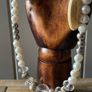 Noriko cultured pearl necklace with sterling silver and crystal beads new Image 2