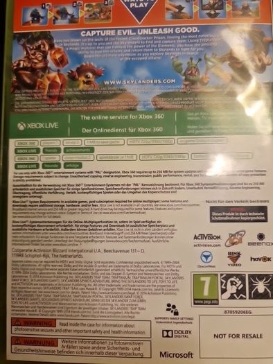 Skylanders Trap Team Xbox360 Games Original