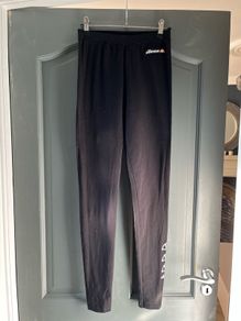 ELLESSE ladies black leggings size 8