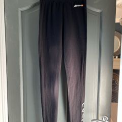 ELLESSE ladies black leggings size 8