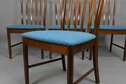 Set of 4 Vintage McIntosh Teak Dining Chairs (Newly Upholstered)