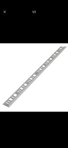 Diall Aluminium Tile Trim Chrome