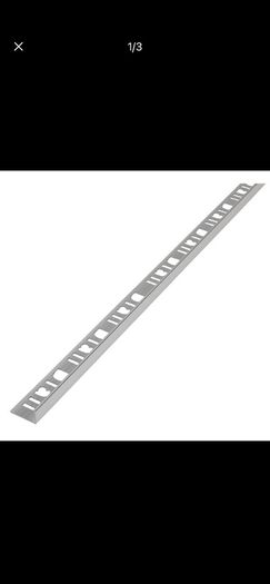 Diall Aluminium Tile Trim Chrome
