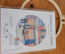 Christmas cross stitch embroidery kit