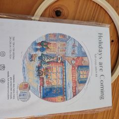 Christmas cross stitch embroidery kit
