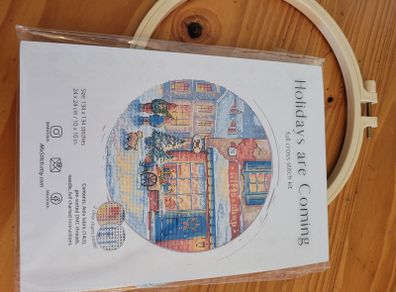 Christmas cross stitch embroidery kit