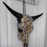 Glass Insert Bull Skull Image 2