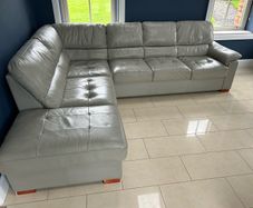 leather sofa