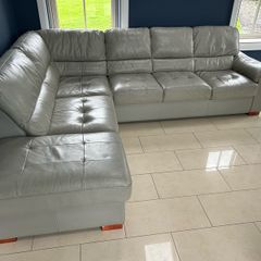 leather sofa