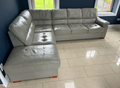 leather sofa