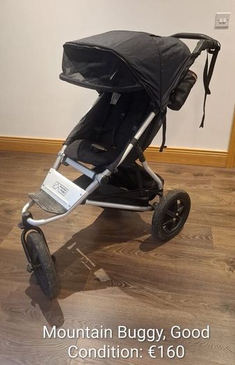 Tutti 3in1 cotbed, single &Double Mountain Buggy