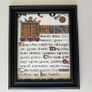 A4 Ancient Irish Blessing with Celtic Motif Image 4