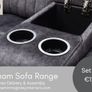 New Gresham 3+2 Grey Sofa Sets Image 4