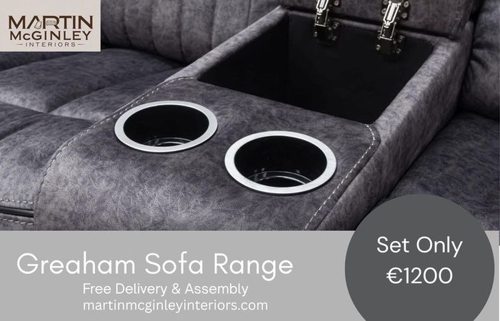 New Gresham Corner Grey Sofa Sets