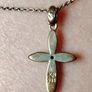 925 Silver Cross Pendant Necklace Image 4