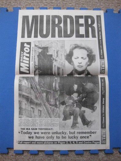 Replicas Of Daily Mirror Famous Front Pages